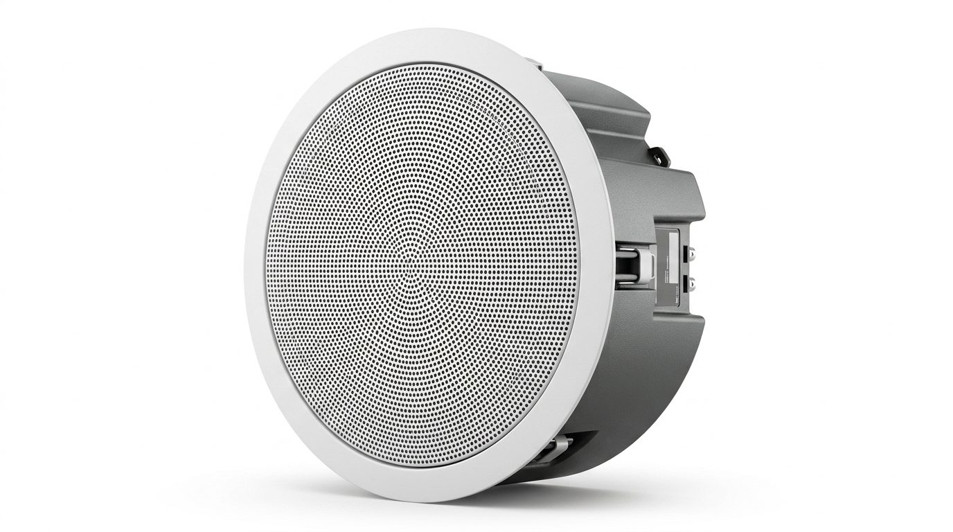 Ceiling speaker isolated on white